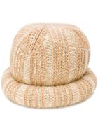 Marc Jacobs Rolled Hem Hat - Nude & Neutrals