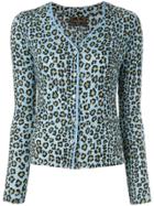 Fendi Pre-owned Leopard Print Cardigan - Blue