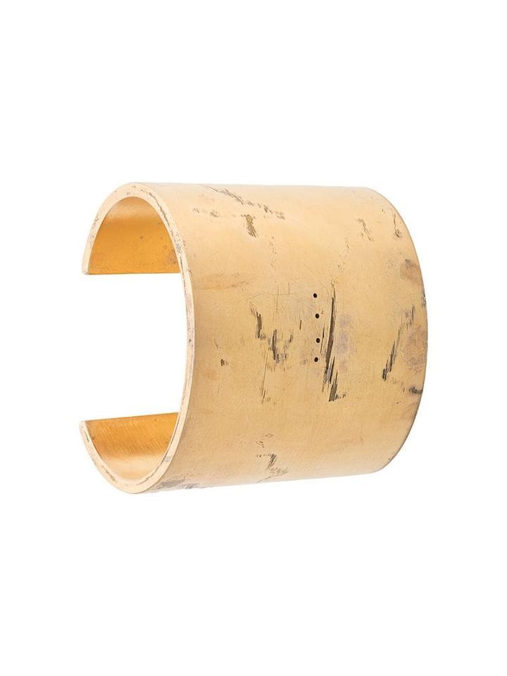Parts Of Four Distressed Effect Cuff Bracelet - Yellow