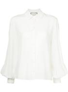 Alexis Classic Button Shirt - White