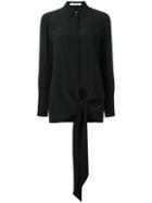 Givenchy Waist-tie Shirt, Women's, Size: 40, Black, Silk