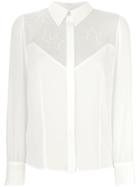 Elisabetta Franchi Star Embroidered Shirt - White