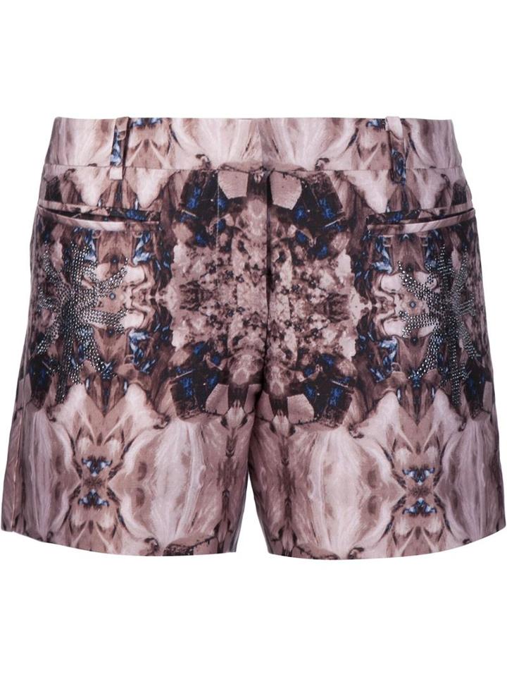 Thomas Wylde Abstract Print Shorts