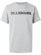 Billionaire Boys Club Stencil Logo T-shirt, Men's, Size: Medium, Grey, Cotton