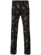 Off-white Tapestry Print Trousers - Black