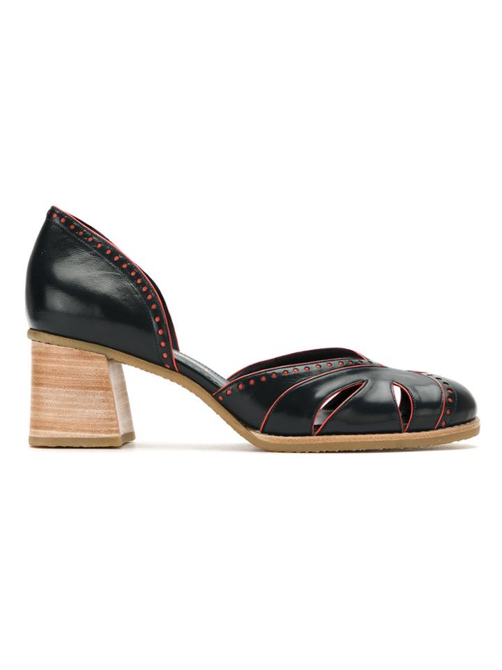 Sarah Chofakian Leather Pumps - Unavailable