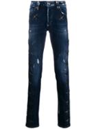 Philipp Plein Super Straight Cut 80 Stars Jeans - Blue