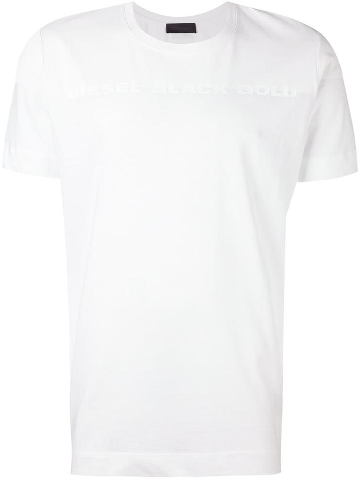 Diesel Black Gold 'tettony Dbg' T-shirt, Men's, Size: Medium, White, Cotton