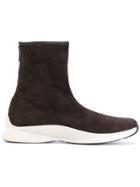Gentry Portofino Rear Zip Boots - Brown
