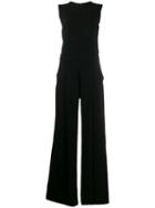 Mcq Alexander Mcqueen Pleated Jumpsuit - Black