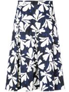 Oscar De La Renta Party Skirt - Blue