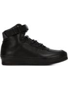 Hender Scheme Buckled Strap Hi-top Sneakers, Men's, Size: 4, Black, Leather