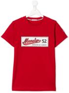 Moncler Kids Teen Logo Print T-shirt - Red