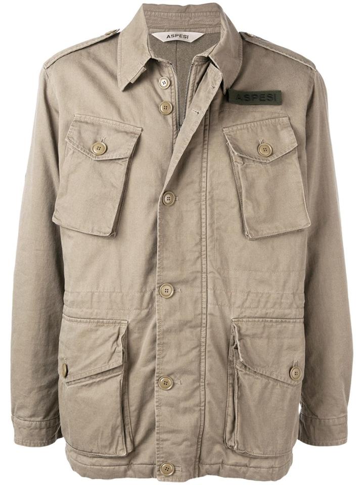 Aspesi Multiple Pocket Jacket - Neutrals
