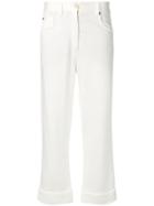 Brunello Cucinelli Loose Fit Straight Trousers - Neutrals