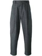 Aganovich - Cropped Trousers - Men - Cotton - 48, Black, Cotton