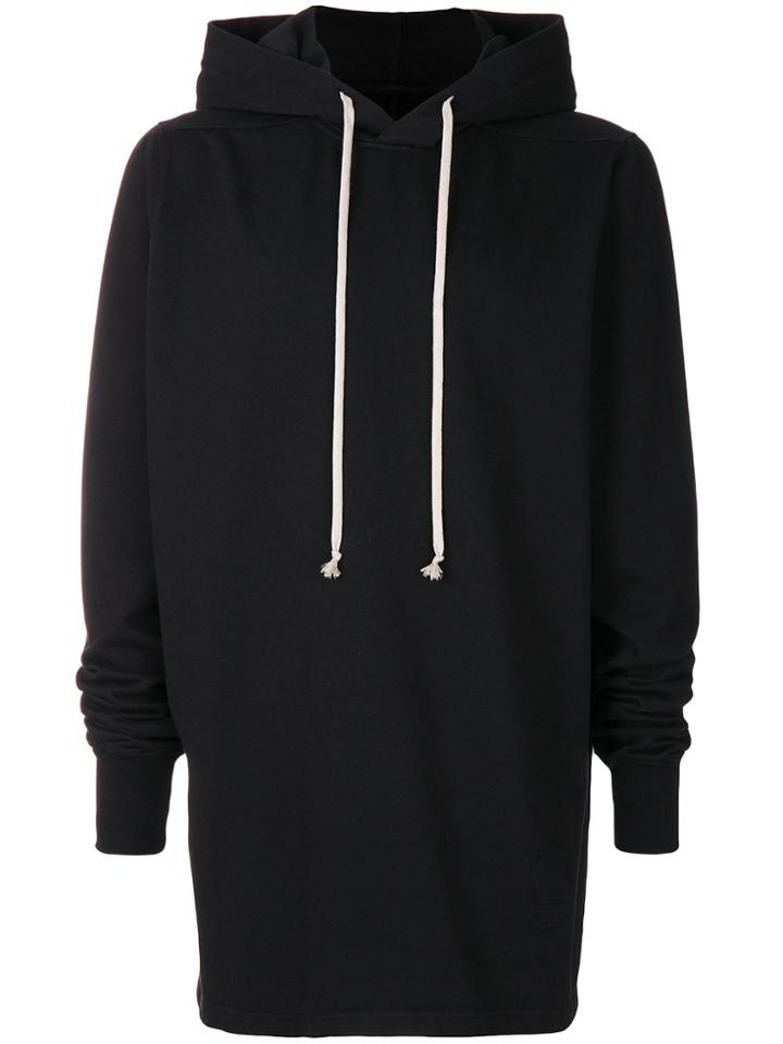 Rick Owens Drkshdw Longline Hoodie - Black