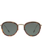Giorgio Armani Round Frame Sunglasses - Red