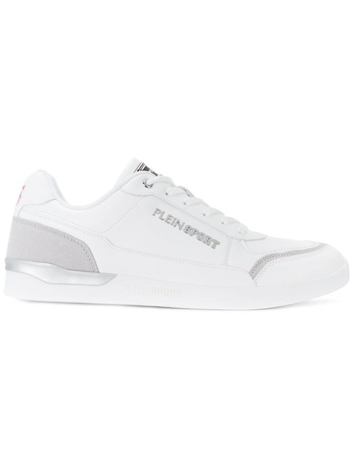 Plein Sport Checkmate Sneakers - White