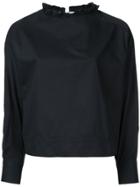 Michel Klein Beaded Blouse - Black