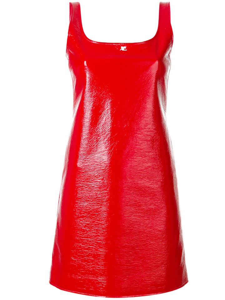 Courrèges Sleeveless Mini Dress - Red
