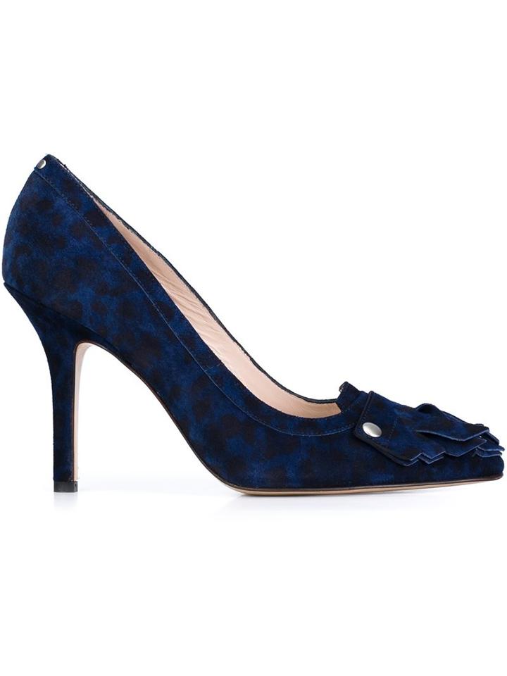 Jérôme Dreyfuss Leopard Print Pumps