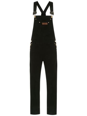Amapô Denim Dungarees - Black