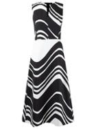 Andrea Marques Midi Dress, Women's, Size: 38, White, Cotton/spandex/elastane