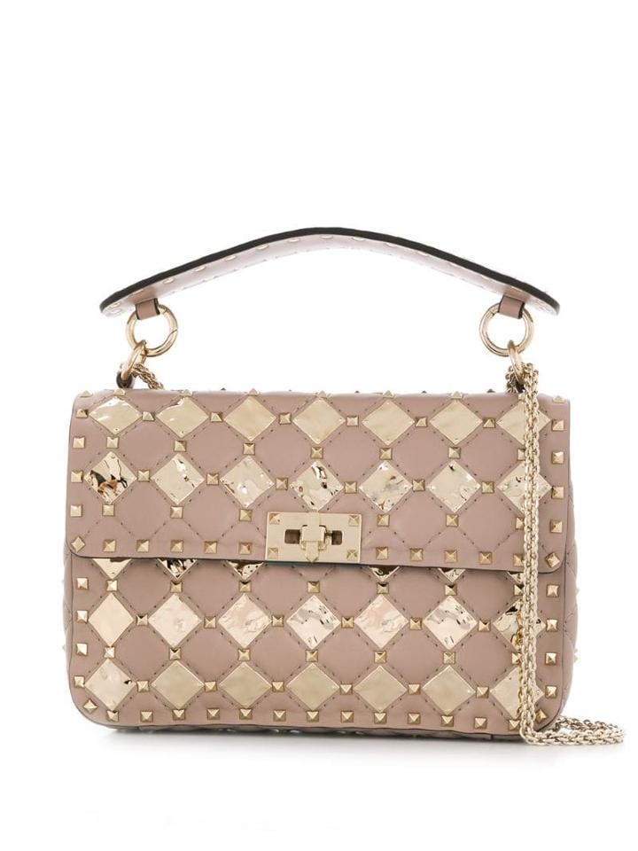 Valentino Valentino Garavani Rockstud Spike. It Shoulder Bag - Neutrals
