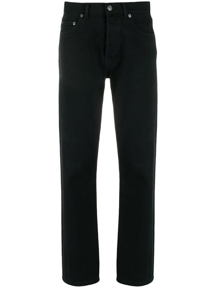 Balenciaga Straight Fit Jeans - Black
