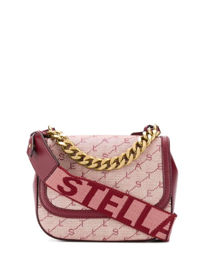 Stella Mccartney Monogram Logo Shoulder Bag - Red