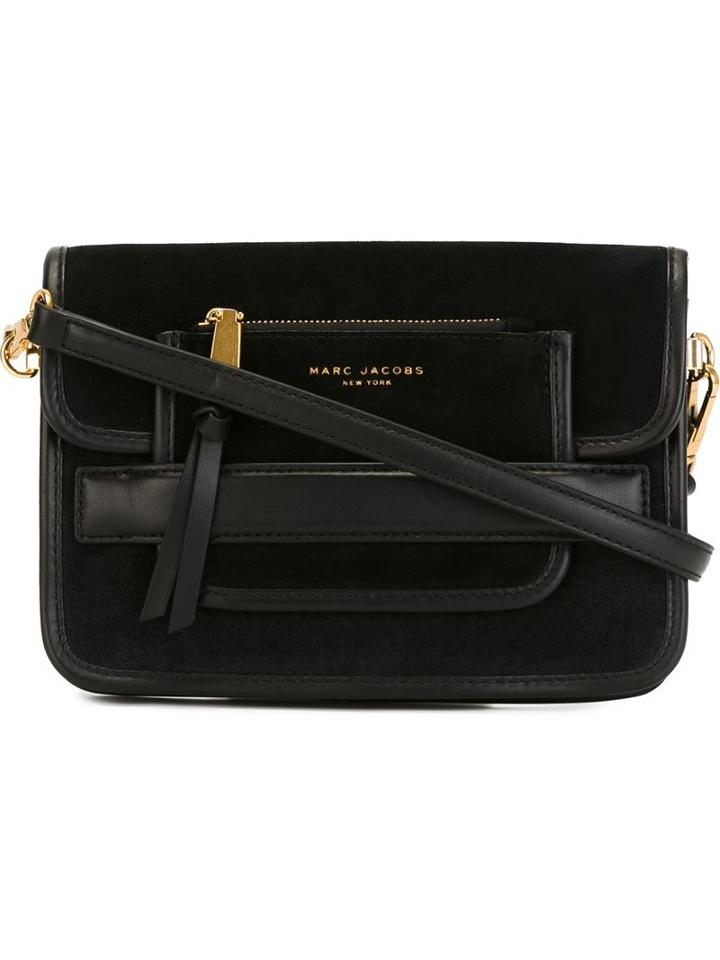 Marc Jacobs Medium Madison Shoulder Bag, Women's, Black, Calf Leather/suede