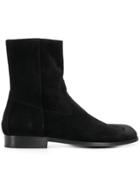 Buttero Side Zip Ankle Boots - Black