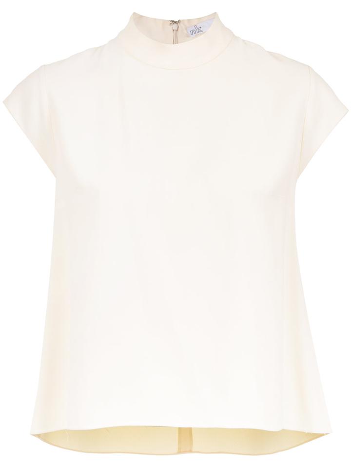 Nk Turtle Neck Blouse - White