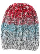 Missoni Cable Knit Beanie, Men's, Red, Wool/mohair/nylon