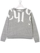Chloé Kids Teen Logo-print Sweatshirt - Grey