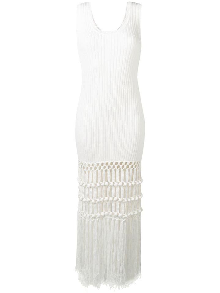 Sonia Rykiel Macramé Maxi Dress - White