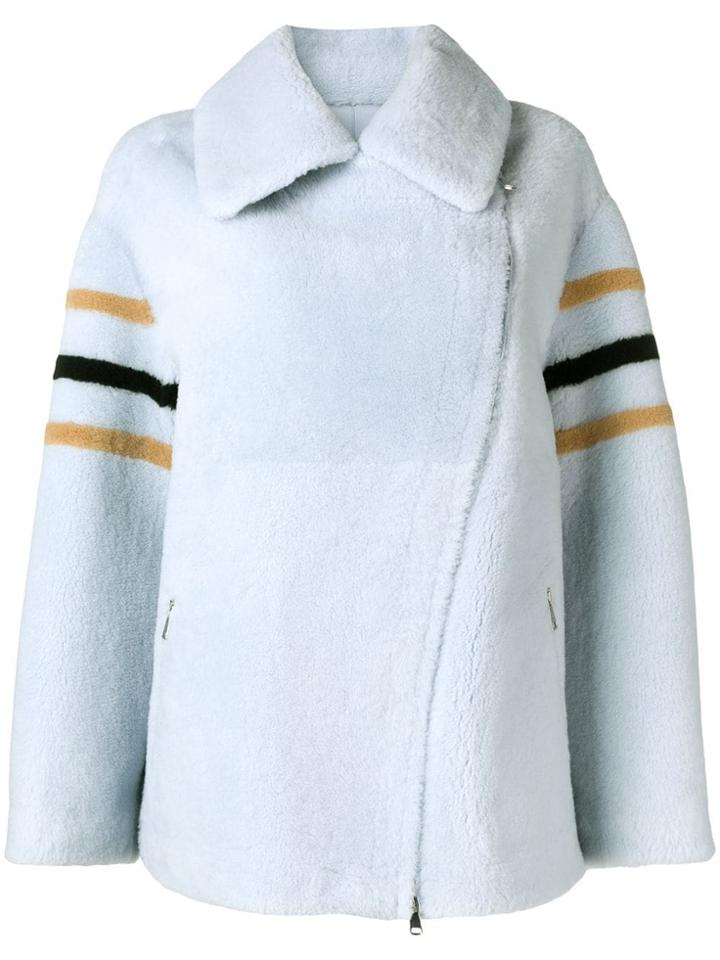 Blancha Loose Fitted Jacket - Blue