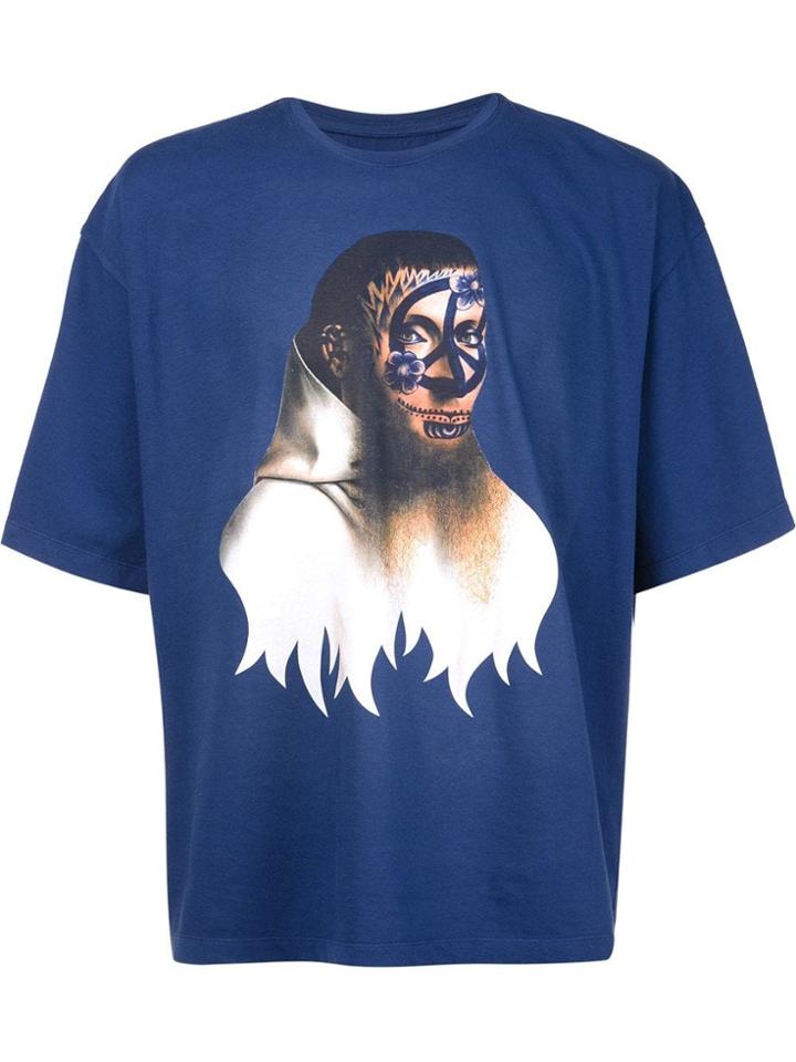 Y / Project Monk Mural T-shirt - Blue