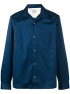 Acne Studios Open Collar Workwear Shirt - Blue