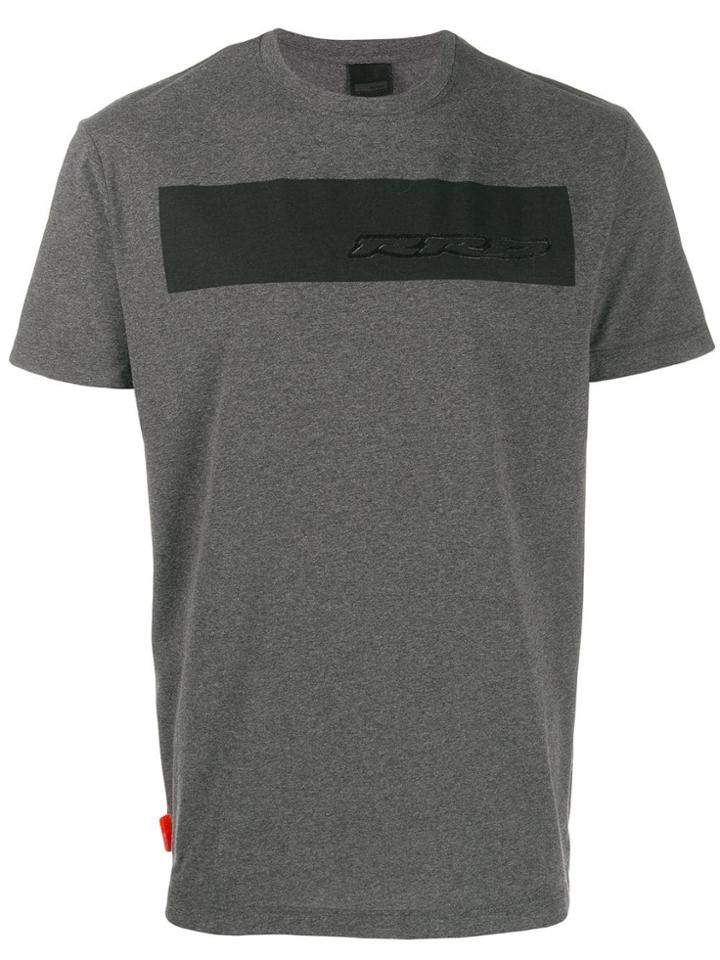 Rrd Logo Bar Print T-shirt - Grey