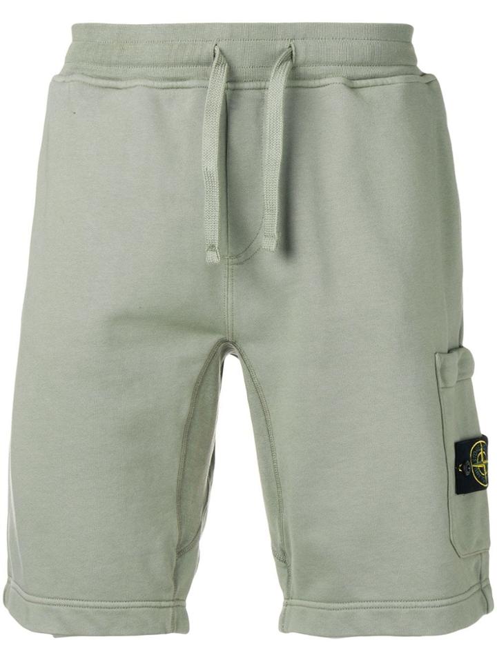 Stone Island Elasticated Waist Shorts - Green