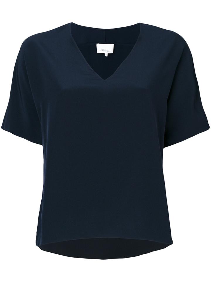 3.1 Phillip Lim V-neck Top - Blue