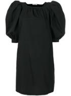 Yves Saint Laurent Vintage Oversized Sleeves Dress - Black