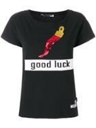 Love Moschino Good Luck Chilli T-shirt - Black