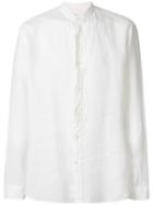 Loro Piana Round Neck Button Shirt - White
