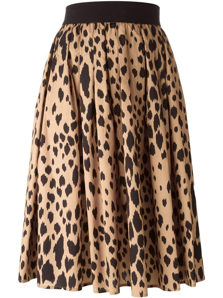 Fausto Puglisi Leopard Print Skirt