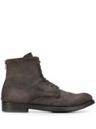 Officine Creative Ankle Lace-up Boots - Grey