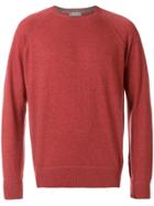 Barba Crew Neck Sweater - Red