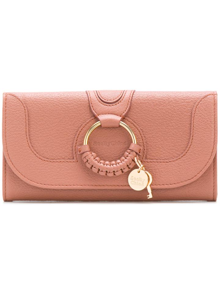 See By Chloé Hana Long Wallet - Pink & Purple